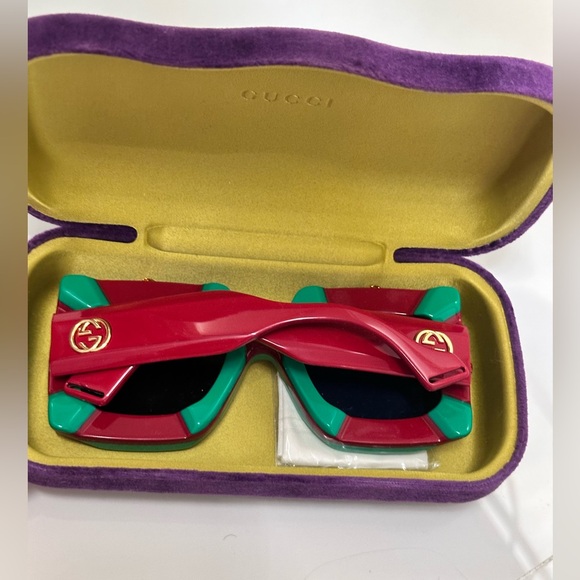 🌹GUCCI LIMITED EDITION SUNGLASSES MIRROR GLASSES runway - Picture 6 of 14